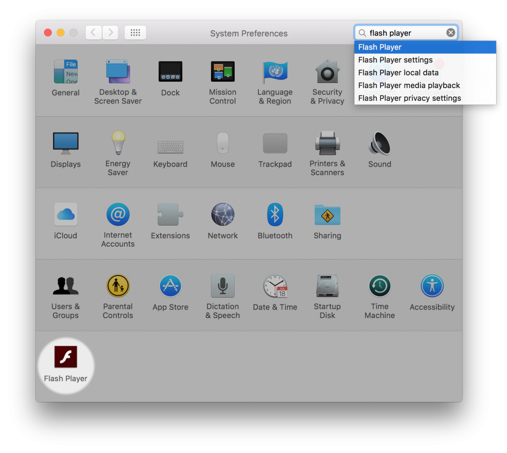 Flash update for mac 10.12.6